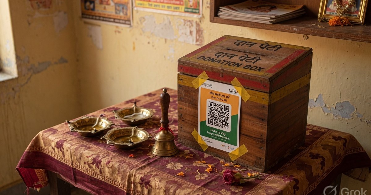 Collect Donations via UPI QR for Temples & NGOs